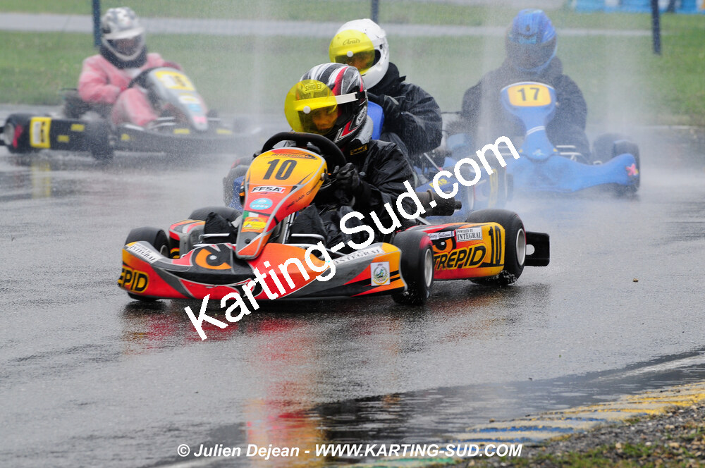 12/04/2009 : 1ère manche du Championnat Sud et 1ère manche du Championnat Régional Languedoc-Roussillon à Lavelanet (photos Julien Dejean) 2009 — karting