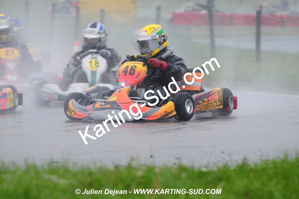 12/04/2009 : 1ère manche du Championnat Sud et 1ère manche du Championnat Régional Languedoc-Roussillon à Lavelanet (photos Julien Dejean) 2009 — karting
