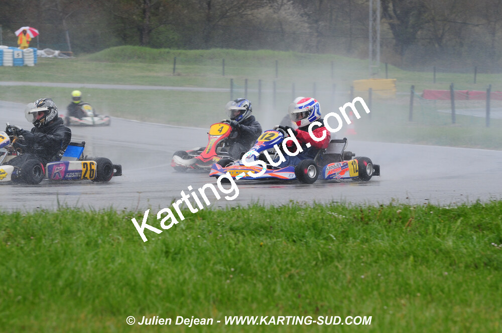 12/04/2009 : 1ère manche du Championnat Sud et 1ère manche du Championnat Régional Languedoc-Roussillon à Lavelanet (photos Julien Dejean) 2009 — karting