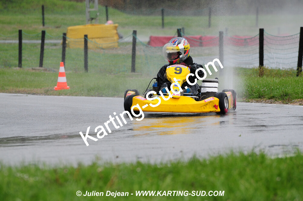 12/04/2009 : 1ère manche du Championnat Sud et 1ère manche du Championnat Régional Languedoc-Roussillon à Lavelanet (photos Julien Dejean) 2009 — karting