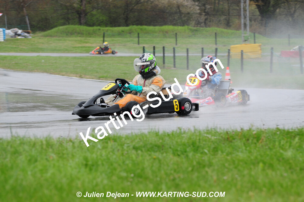 12/04/2009 : 1ère manche du Championnat Sud et 1ère manche du Championnat Régional Languedoc-Roussillon à Lavelanet (photos Julien Dejean) 2009 — karting