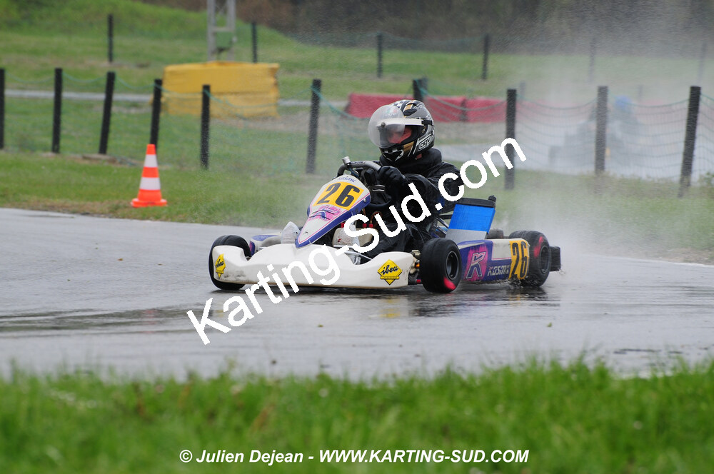 12/04/2009 : 1ère manche du Championnat Sud et 1ère manche du Championnat Régional Languedoc-Roussillon à Lavelanet (photos Julien Dejean) 2009 — karting