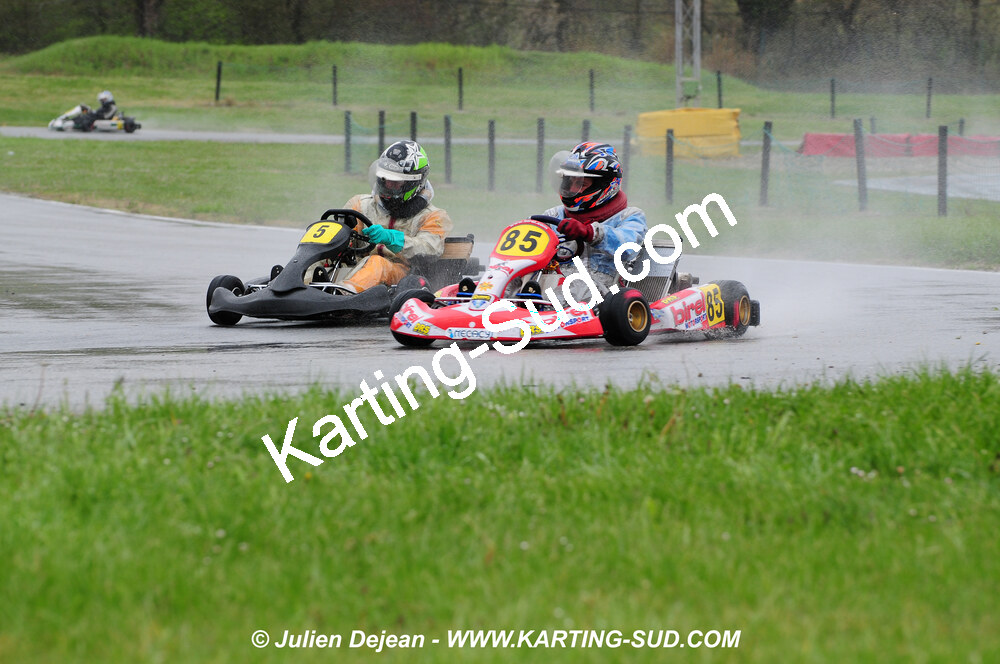 12/04/2009 : 1ère manche du Championnat Sud et 1ère manche du Championnat Régional Languedoc-Roussillon à Lavelanet (photos Julien Dejean) 2009 — karting