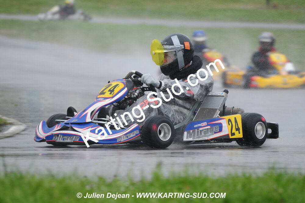 12/04/2009 : 1ère manche du Championnat Sud et 1ère manche du Championnat Régional Languedoc-Roussillon à Lavelanet (photos Julien Dejean) 2009 — karting