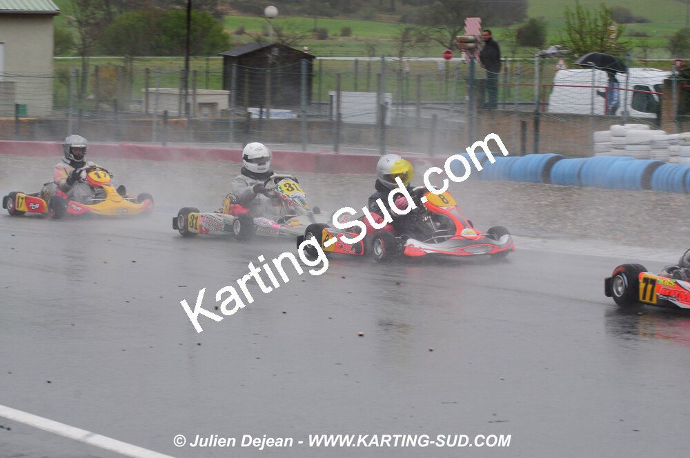 12/04/2009 : 1ère manche du Championnat Sud et 1ère manche du Championnat Régional Languedoc-Roussillon à Lavelanet (photos Julien Dejean) 2009 — karting