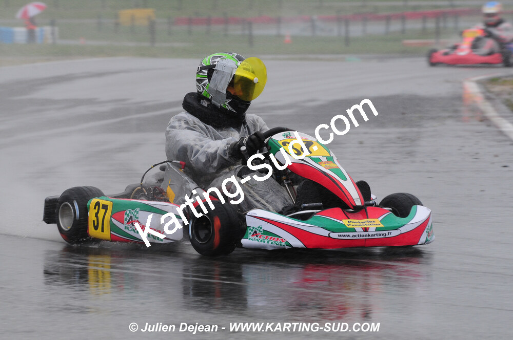 12/04/2009 : 1ère manche du Championnat Sud et 1ère manche du Championnat Régional Languedoc-Roussillon à Lavelanet (photos Julien Dejean) 2009 — karting