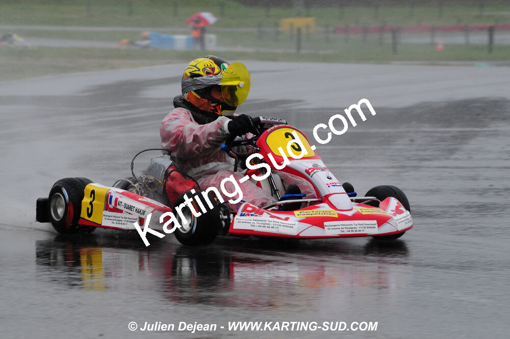 12/04/2009 : 1ère manche du Championnat Sud et 1ère manche du Championnat Régional Languedoc-Roussillon à Lavelanet (photos Julien Dejean) 2009 — karting