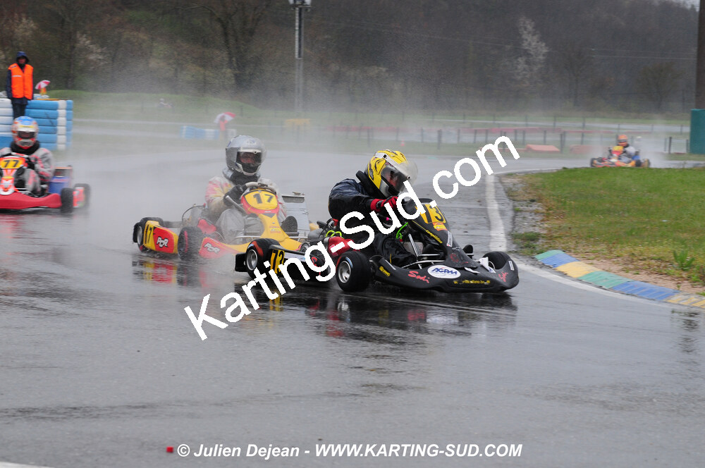 12/04/2009 : 1ère manche du Championnat Sud et 1ère manche du Championnat Régional Languedoc-Roussillon à Lavelanet (photos Julien Dejean) 2009 — karting