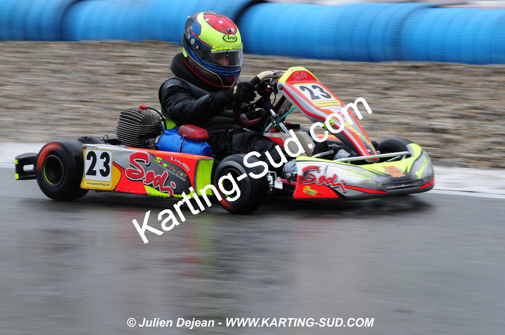 12/04/2009 : 1ère manche du Championnat Sud et 1ère manche du Championnat Régional Languedoc-Roussillon à Lavelanet (photos Julien Dejean) 2009 — karting