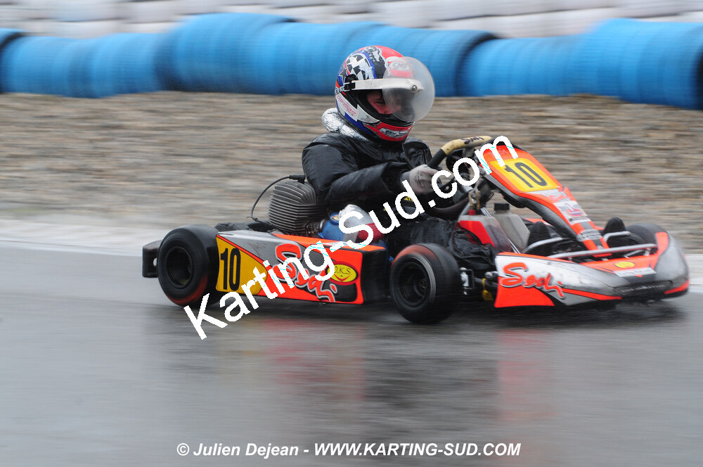 12/04/2009 : 1ère manche du Championnat Sud et 1ère manche du Championnat Régional Languedoc-Roussillon à Lavelanet (photos Julien Dejean) 2009 — karting