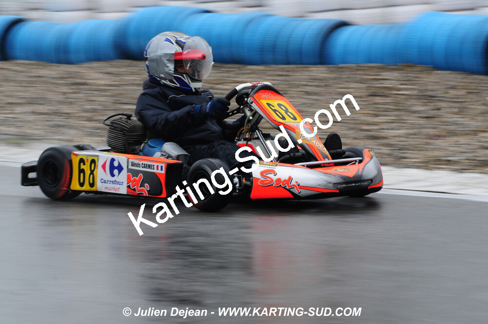 12/04/2009 : 1ère manche du Championnat Sud et 1ère manche du Championnat Régional Languedoc-Roussillon à Lavelanet (photos Julien Dejean) 2009 — karting