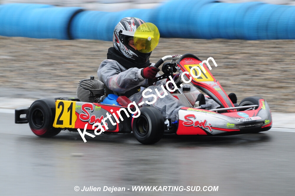 12/04/2009 : 1ère manche du Championnat Sud et 1ère manche du Championnat Régional Languedoc-Roussillon à Lavelanet (photos Julien Dejean) 2009 — karting