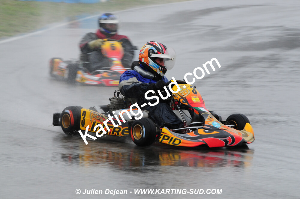 12/04/2009 : 1ère manche du Championnat Sud et 1ère manche du Championnat Régional Languedoc-Roussillon à Lavelanet (photos Julien Dejean) 2009 — karting
