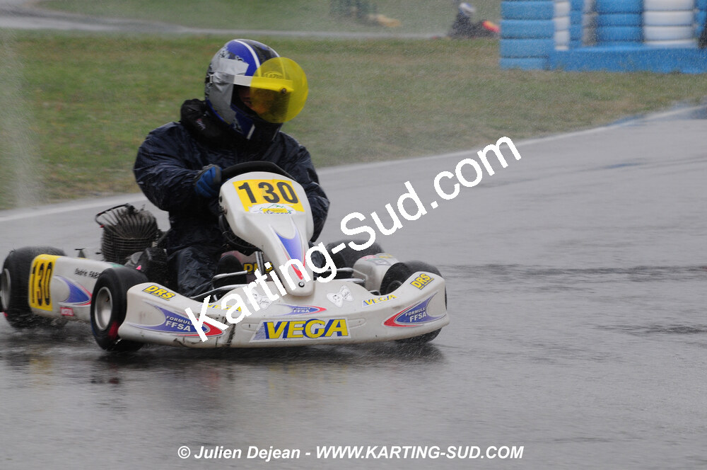 12/04/2009 : 1ère manche du Championnat Sud et 1ère manche du Championnat Régional Languedoc-Roussillon à Lavelanet (photos Julien Dejean) 2009 — karting