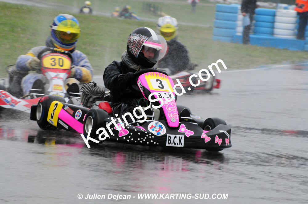 12/04/2009 : 1ère manche du Championnat Sud et 1ère manche du Championnat Régional Languedoc-Roussillon à Lavelanet (photos Julien Dejean) 2009 — karting