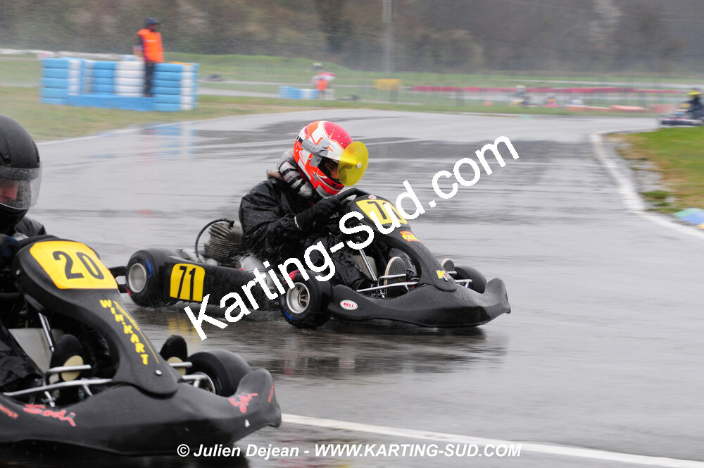 12/04/2009 : 1ère manche du Championnat Sud et 1ère manche du Championnat Régional Languedoc-Roussillon à Lavelanet (photos Julien Dejean) 2009 — karting