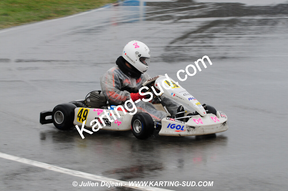12/04/2009 : 1ère manche du Championnat Sud et 1ère manche du Championnat Régional Languedoc-Roussillon à Lavelanet (photos Julien Dejean) 2009 — karting