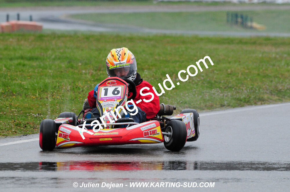 12/04/2009 : 1ère manche du Championnat Sud et 1ère manche du Championnat Régional Languedoc-Roussillon à Lavelanet (photos Julien Dejean) 2009 — karting