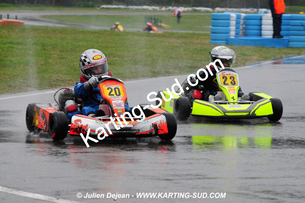 12/04/2009 : 1ère manche du Championnat Sud et 1ère manche du Championnat Régional Languedoc-Roussillon à Lavelanet (photos Julien Dejean) 2009 — karting