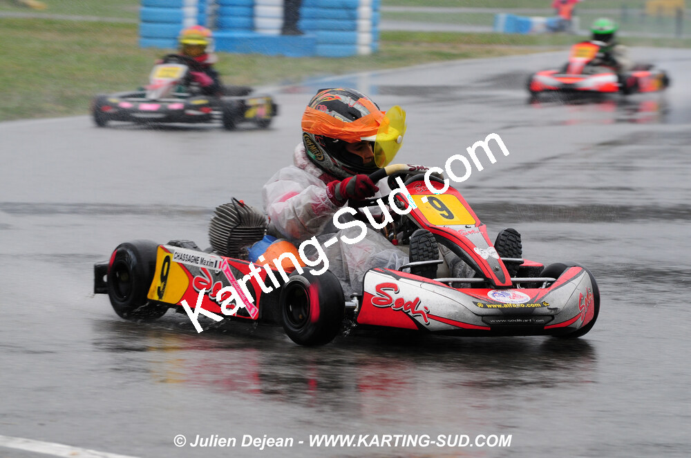 12/04/2009 : 1ère manche du Championnat Sud et 1ère manche du Championnat Régional Languedoc-Roussillon à Lavelanet (photos Julien Dejean) 2009 — karting