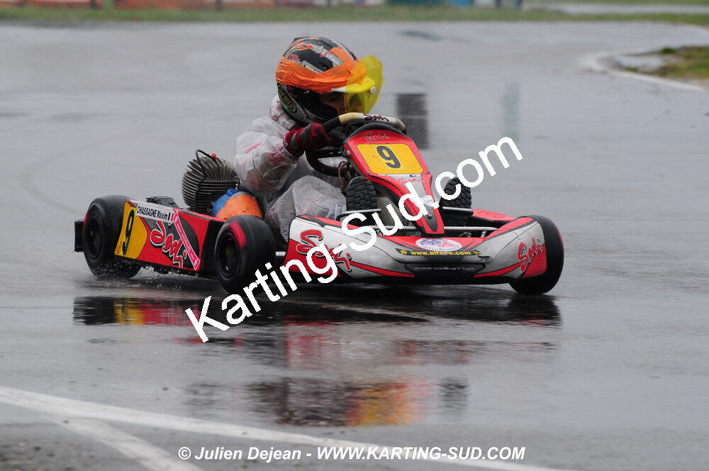 12/04/2009 : 1ère manche du Championnat Sud et 1ère manche du Championnat Régional Languedoc-Roussillon à Lavelanet (photos Julien Dejean) 2009 — karting
