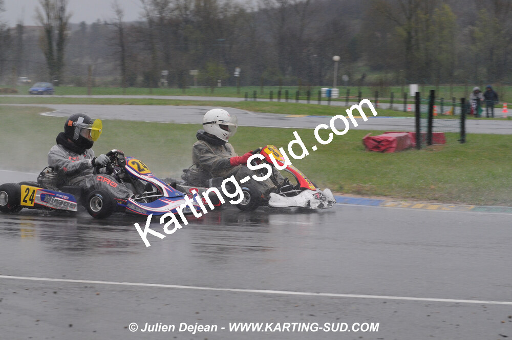 12/04/2009 : 1ère manche du Championnat Sud et 1ère manche du Championnat Régional Languedoc-Roussillon à Lavelanet (photos Julien Dejean) 2009 — karting