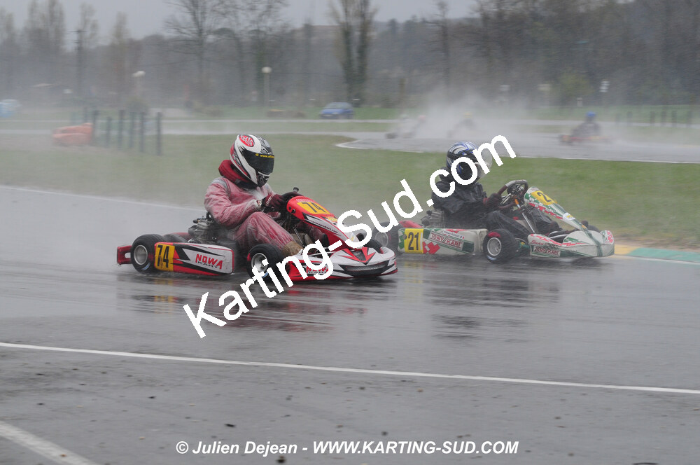 12/04/2009 : 1ère manche du Championnat Sud et 1ère manche du Championnat Régional Languedoc-Roussillon à Lavelanet (photos Julien Dejean) 2009 — karting