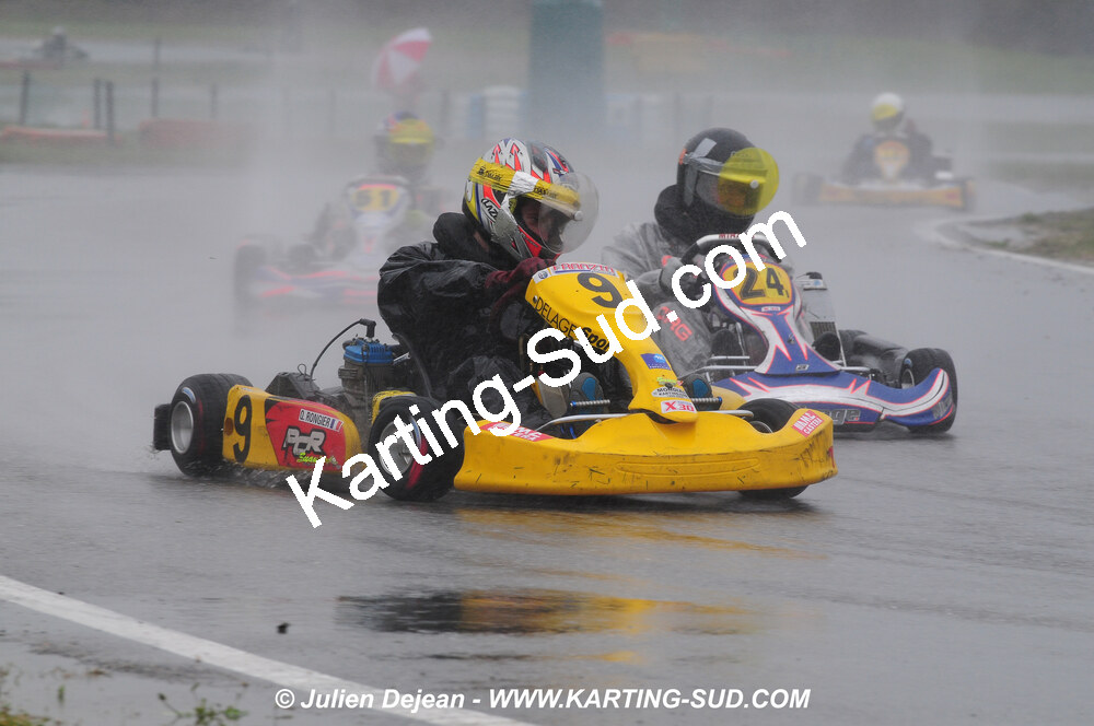 12/04/2009 : 1ère manche du Championnat Sud et 1ère manche du Championnat Régional Languedoc-Roussillon à Lavelanet (photos Julien Dejean) 2009 — karting
