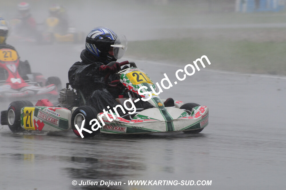 12/04/2009 : 1ère manche du Championnat Sud et 1ère manche du Championnat Régional Languedoc-Roussillon à Lavelanet (photos Julien Dejean) 2009 — karting