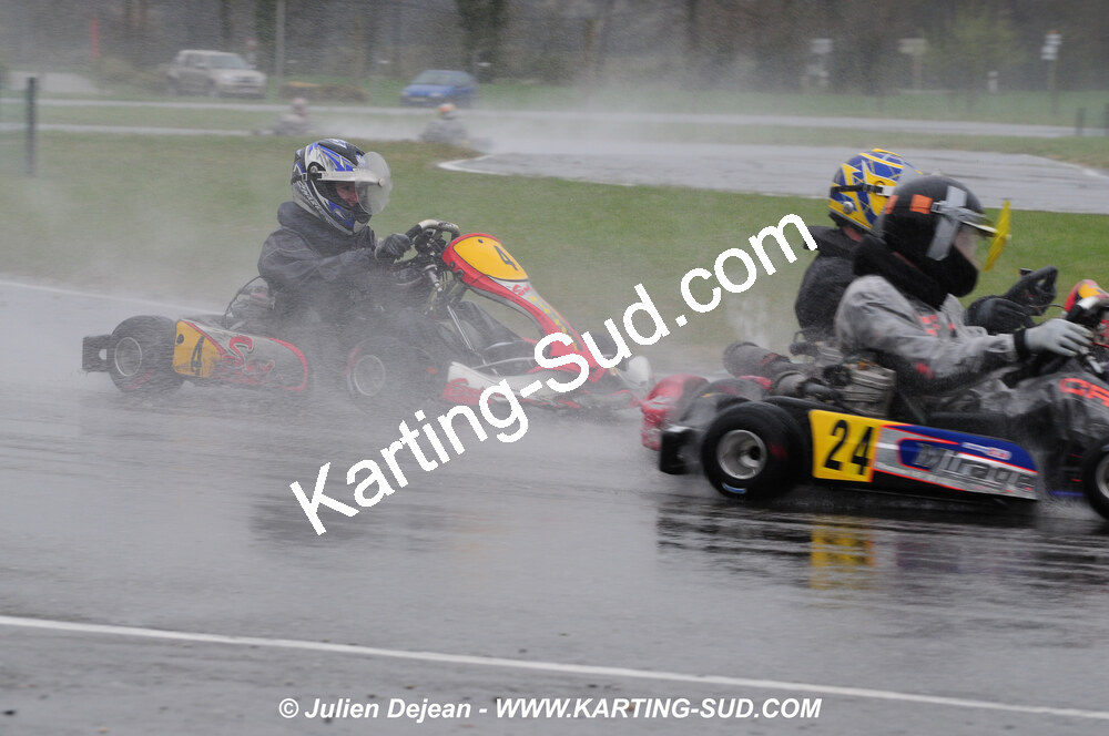 12/04/2009 : 1ère manche du Championnat Sud et 1ère manche du Championnat Régional Languedoc-Roussillon à Lavelanet (photos Julien Dejean) 2009 — karting