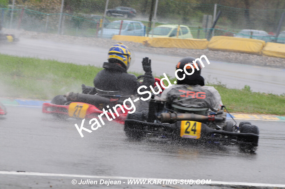 12/04/2009 : 1ère manche du Championnat Sud et 1ère manche du Championnat Régional Languedoc-Roussillon à Lavelanet (photos Julien Dejean) 2009 — karting