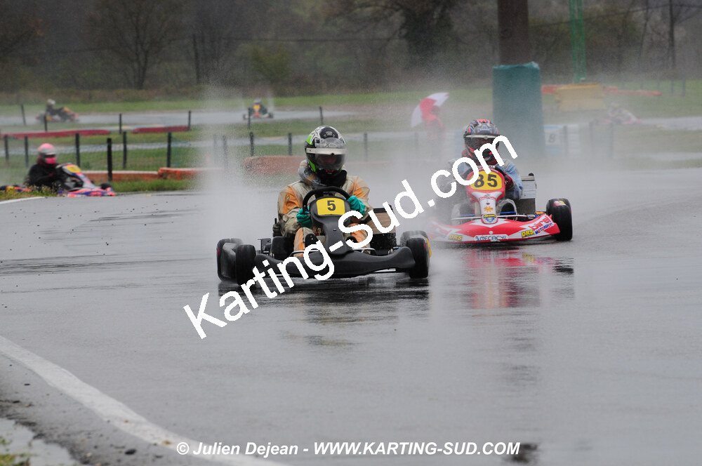 12/04/2009 : 1ère manche du Championnat Sud et 1ère manche du Championnat Régional Languedoc-Roussillon à Lavelanet (photos Julien Dejean) 2009 — karting