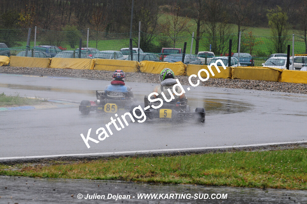 12/04/2009 : 1ère manche du Championnat Sud et 1ère manche du Championnat Régional Languedoc-Roussillon à Lavelanet (photos Julien Dejean) 2009 — karting