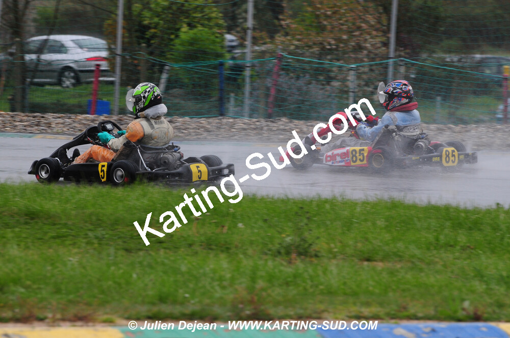 12/04/2009 : 1ère manche du Championnat Sud et 1ère manche du Championnat Régional Languedoc-Roussillon à Lavelanet (photos Julien Dejean) 2009 — karting