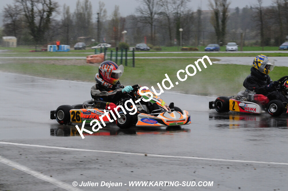 12/04/2009 : 1ère manche du Championnat Sud et 1ère manche du Championnat Régional Languedoc-Roussillon à Lavelanet (photos Julien Dejean) 2009 — karting