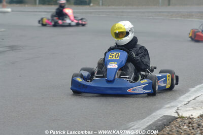 12/04/2009 : 1ère manche du Championnat Sud et 1ère manche du Championnat Régional Languedoc-Roussillon à Lavelanet (photos Patrick Lascombes) 2009 — karting