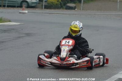 12/04/2009 : 1ère manche du Championnat Sud et 1ère manche du Championnat Régional Languedoc-Roussillon à Lavelanet (photos Patrick Lascombes) 2009 — karting
