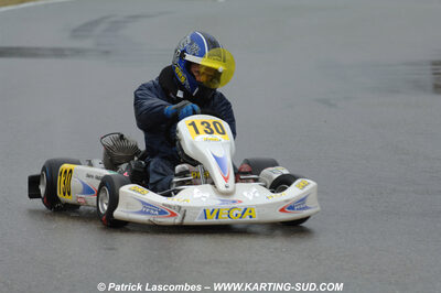 12/04/2009 : 1ère manche du Championnat Sud et 1ère manche du Championnat Régional Languedoc-Roussillon à Lavelanet (photos Patrick Lascombes) 2009 — karting