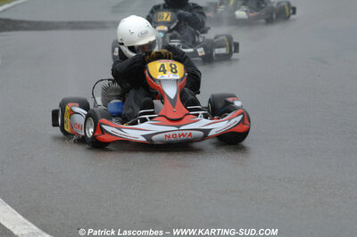 12/04/2009 : 1ère manche du Championnat Sud et 1ère manche du Championnat Régional Languedoc-Roussillon à Lavelanet (photos Patrick Lascombes) 2009 — karting
