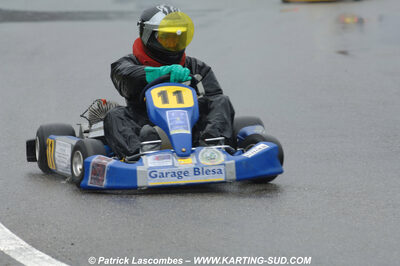12/04/2009 : 1ère manche du Championnat Sud et 1ère manche du Championnat Régional Languedoc-Roussillon à Lavelanet (photos Patrick Lascombes) 2009 — karting