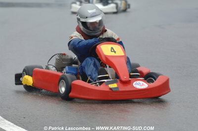 12/04/2009 : 1ère manche du Championnat Sud et 1ère manche du Championnat Régional Languedoc-Roussillon à Lavelanet (photos Patrick Lascombes) 2009 — karting