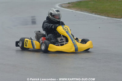 12/04/2009 : 1ère manche du Championnat Sud et 1ère manche du Championnat Régional Languedoc-Roussillon à Lavelanet (photos Patrick Lascombes) 2009 — karting