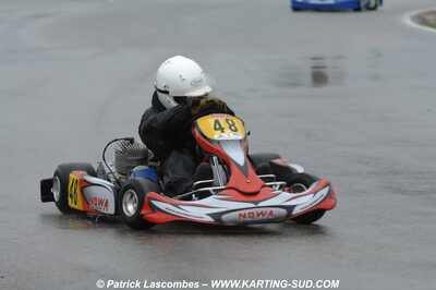 12/04/2009 : 1ère manche du Championnat Sud et 1ère manche du Championnat Régional Languedoc-Roussillon à Lavelanet (photos Patrick Lascombes) 2009 — karting