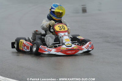12/04/2009 : 1ère manche du Championnat Sud et 1ère manche du Championnat Régional Languedoc-Roussillon à Lavelanet (photos Patrick Lascombes) 2009 — karting