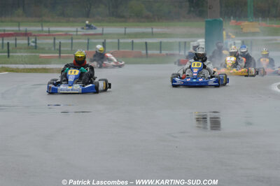 12/04/2009 : 1ère manche du Championnat Sud et 1ère manche du Championnat Régional Languedoc-Roussillon à Lavelanet (photos Patrick Lascombes) 2009 — karting