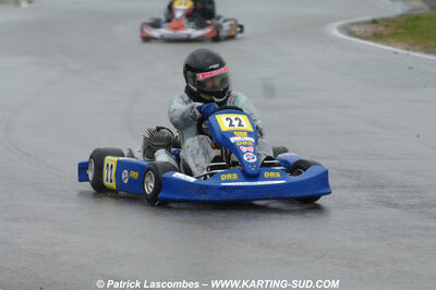 12/04/2009 : 1ère manche du Championnat Sud et 1ère manche du Championnat Régional Languedoc-Roussillon à Lavelanet (photos Patrick Lascombes) 2009 — karting