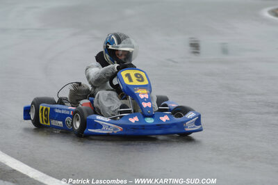 12/04/2009 : 1ère manche du Championnat Sud et 1ère manche du Championnat Régional Languedoc-Roussillon à Lavelanet (photos Patrick Lascombes) 2009 — karting
