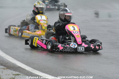 12/04/2009 : 1ère manche du Championnat Sud et 1ère manche du Championnat Régional Languedoc-Roussillon à Lavelanet (photos Patrick Lascombes) 2009 — karting