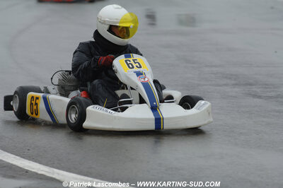 12/04/2009 : 1ère manche du Championnat Sud et 1ère manche du Championnat Régional Languedoc-Roussillon à Lavelanet (photos Patrick Lascombes) 2009 — karting