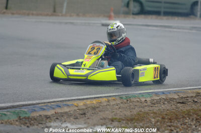 12/04/2009 : 1ère manche du Championnat Sud et 1ère manche du Championnat Régional Languedoc-Roussillon à Lavelanet (photos Patrick Lascombes) 2009 — karting